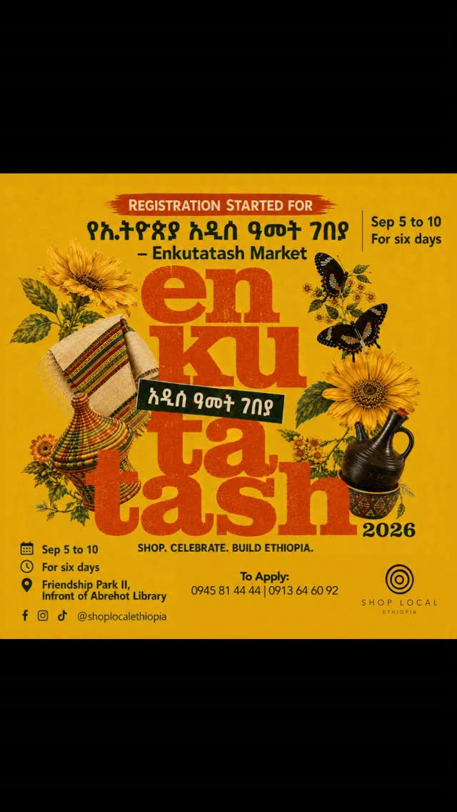 Enkutatash Market – Ethiopian New Year Bazaar