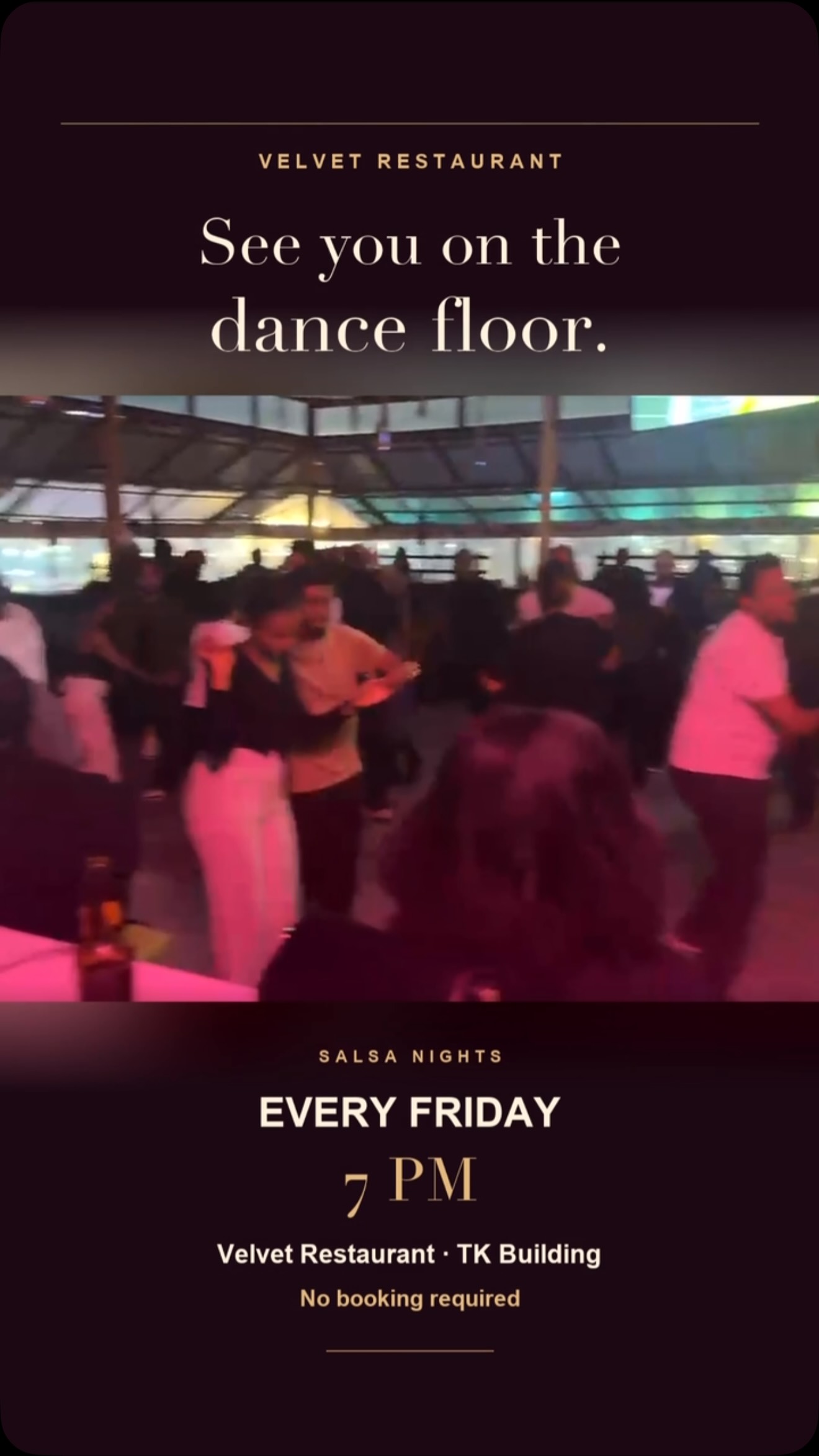 Salsa Nights at Velvet Restaurant