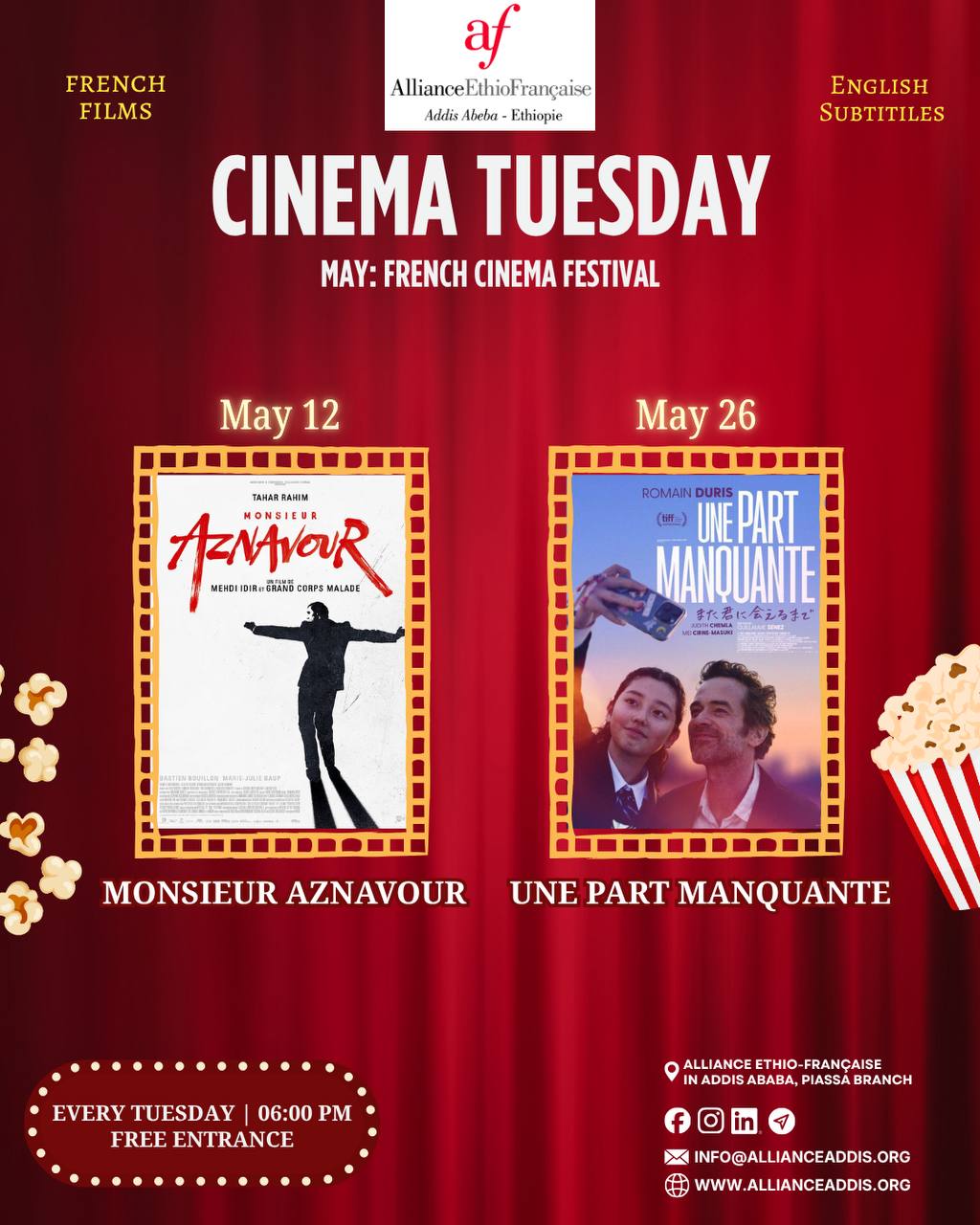 Cinema Tuesday: French Cinema Festival - Monsieur Aznavour