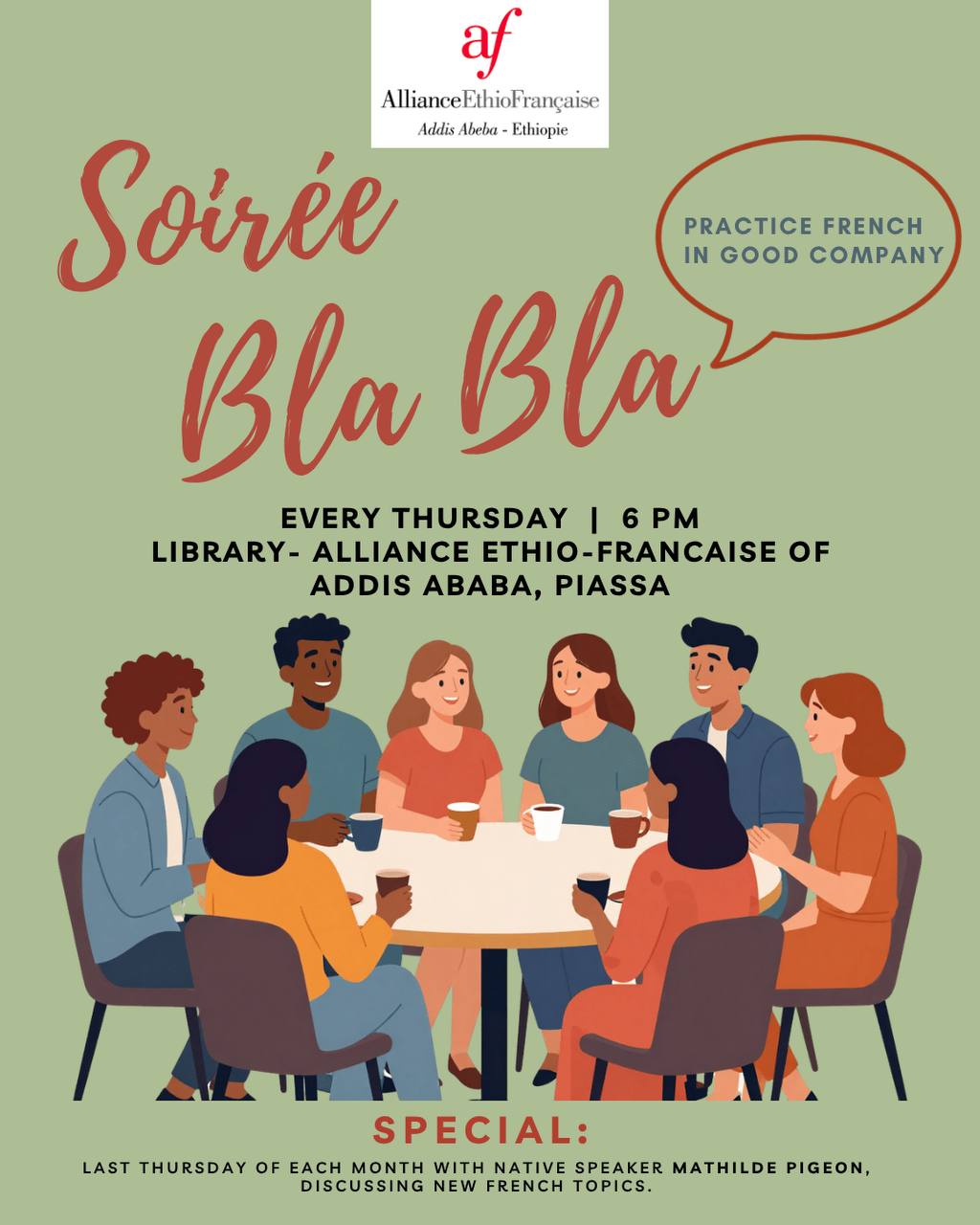 Soirée Bla Bla - French Conversation Session