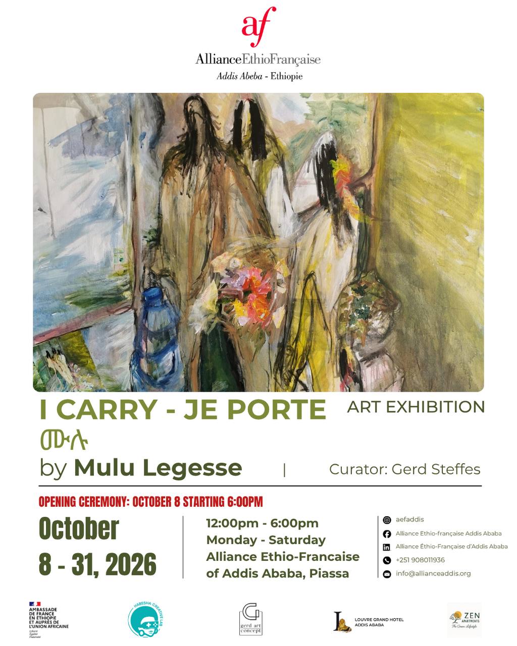 I Carry – Je Porte Art Exhibition