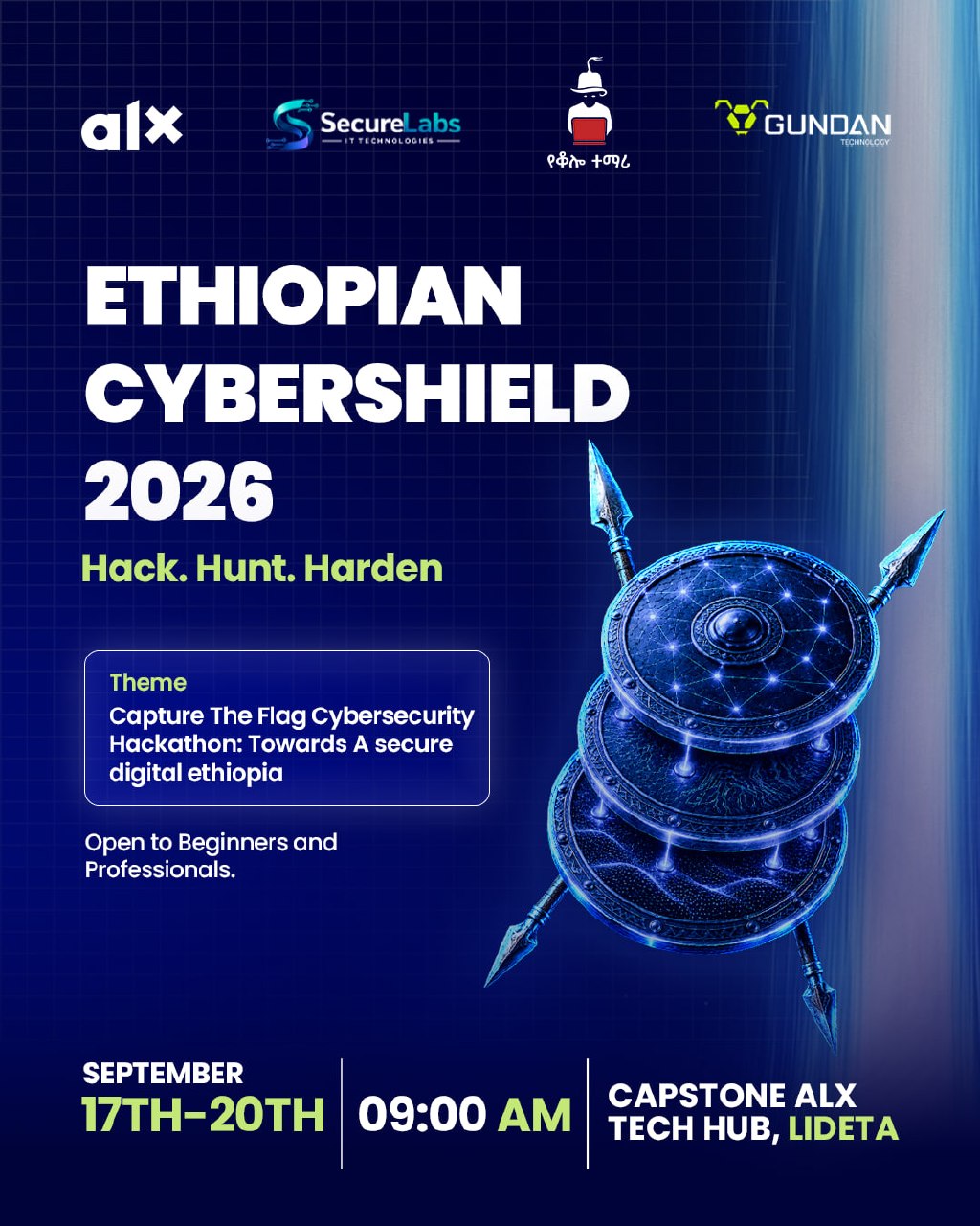 Ethiopian CyberShield 2026: Capture The Flag Cybersecurity Competition