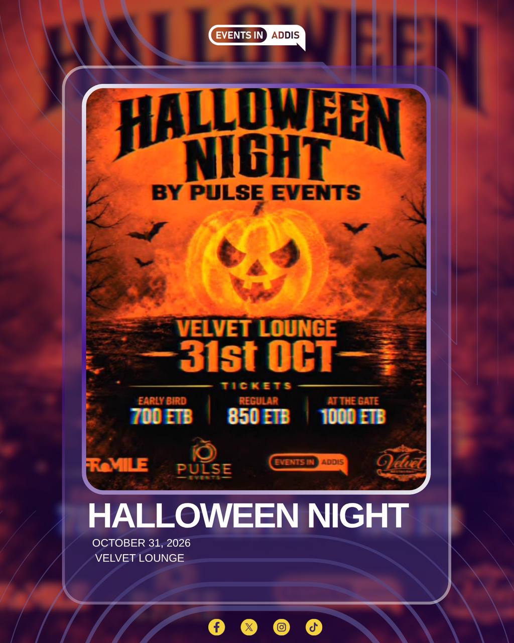 Halloween Night by Pulse Events