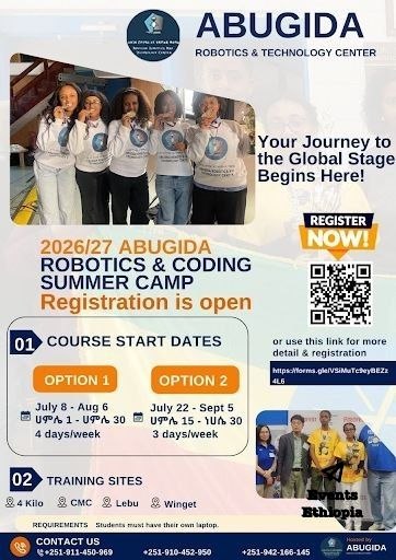 ABUGIDA Robotics & Coding Summer Camp - Option 2