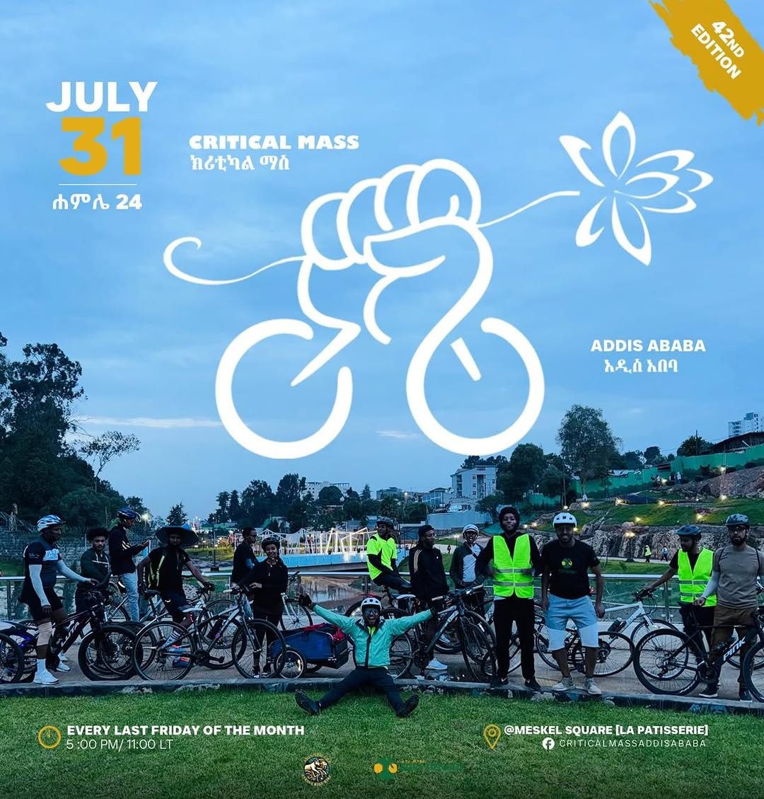 Critical Mass Addis Ababa Cycling Event