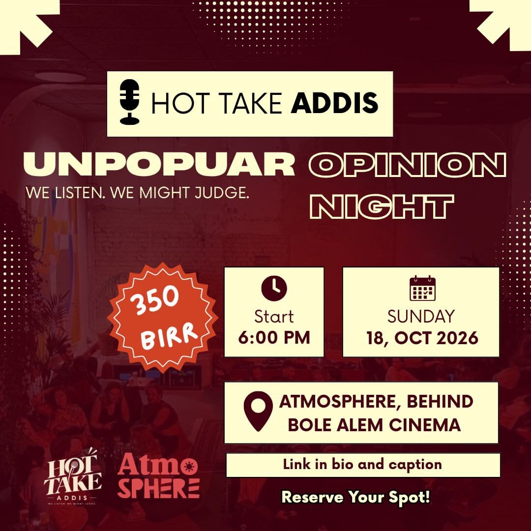 Hot Take Addis: Unpopular Opinion Night