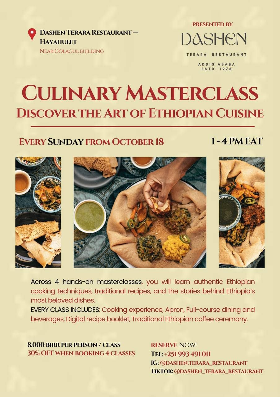 Culinary Masterclass: Discover the Art of Ethiopian Cuisine